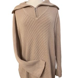 Liz Claiborne Women zip up sweater
